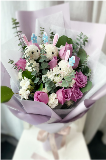 H51 - Whimsical Bunny Bloom